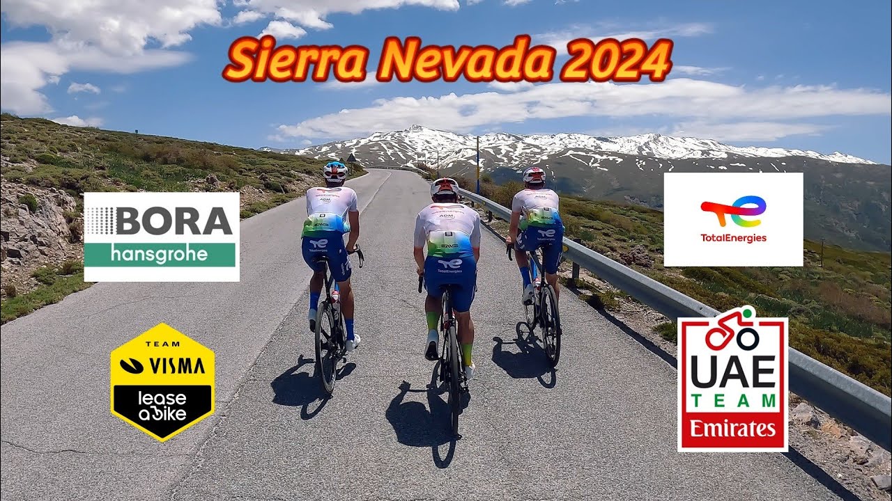 LOS MEJORES CICLISTAS del MUNDO entrenando en SIERRA NEVADA