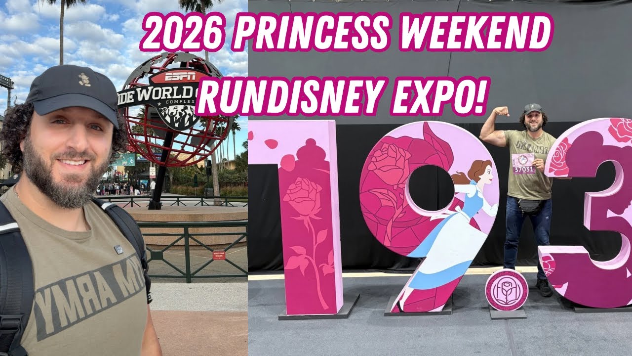RunDisney Princess Weekend Expo Is INCREDIBLE! My First RunDisney Race! Picking Up Bib & Merch