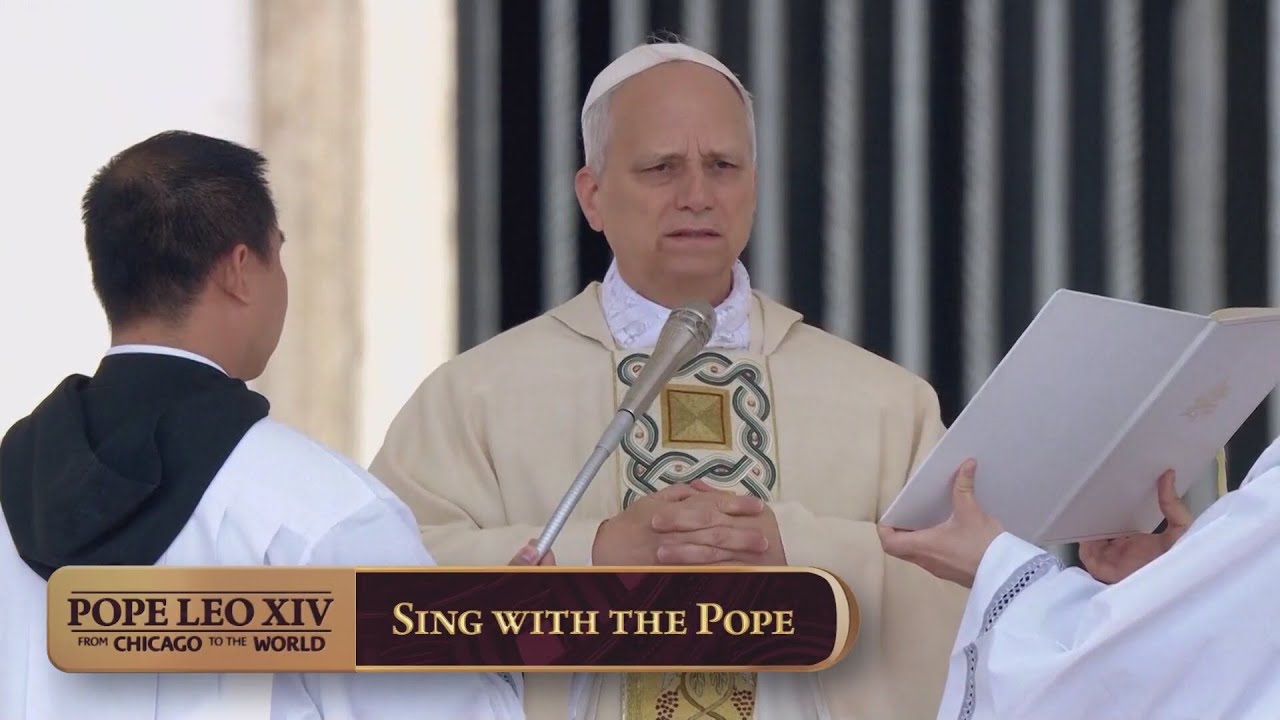 Pope Leo's singing sparks global social media campaign to unite believers | Good News Chicago