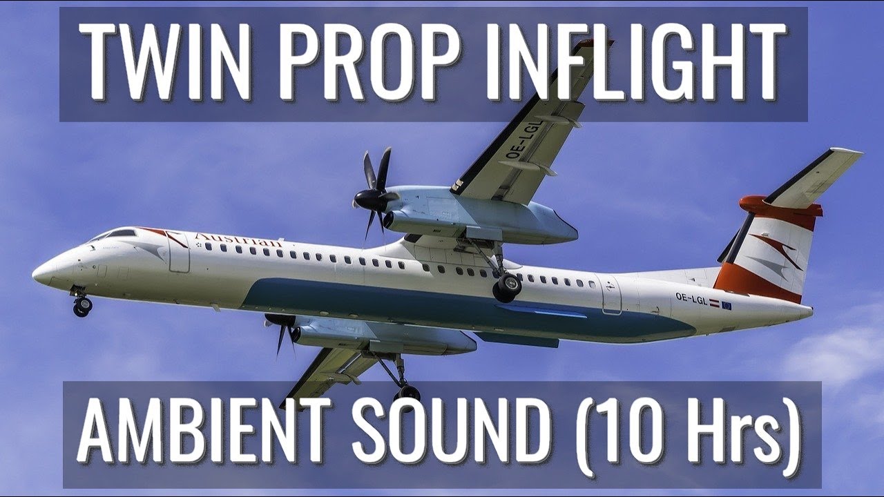 Plane Engine Sounds for 10 Hours of Airplane Noise For Sleeping | Bombardier Airplane White Noise