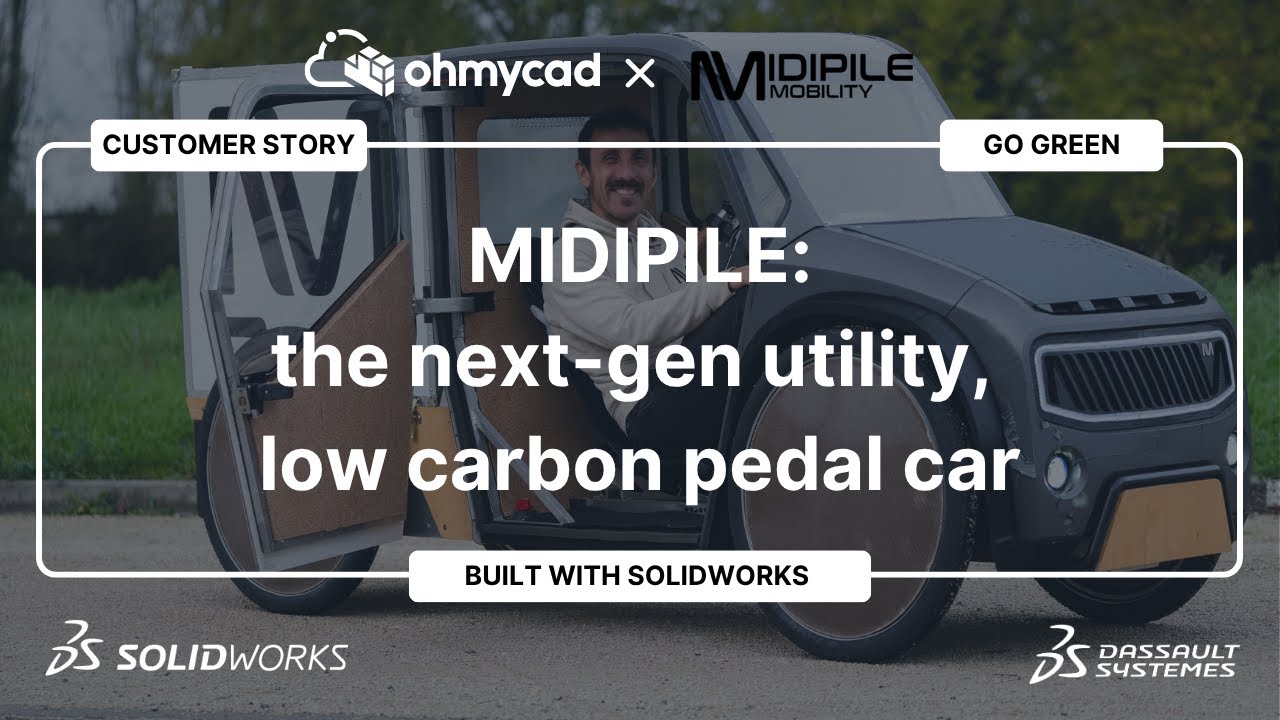 MIDIPILE MOBILITY and Its Low-Carbon Pedal Car – SOLIDWORKS for Startups