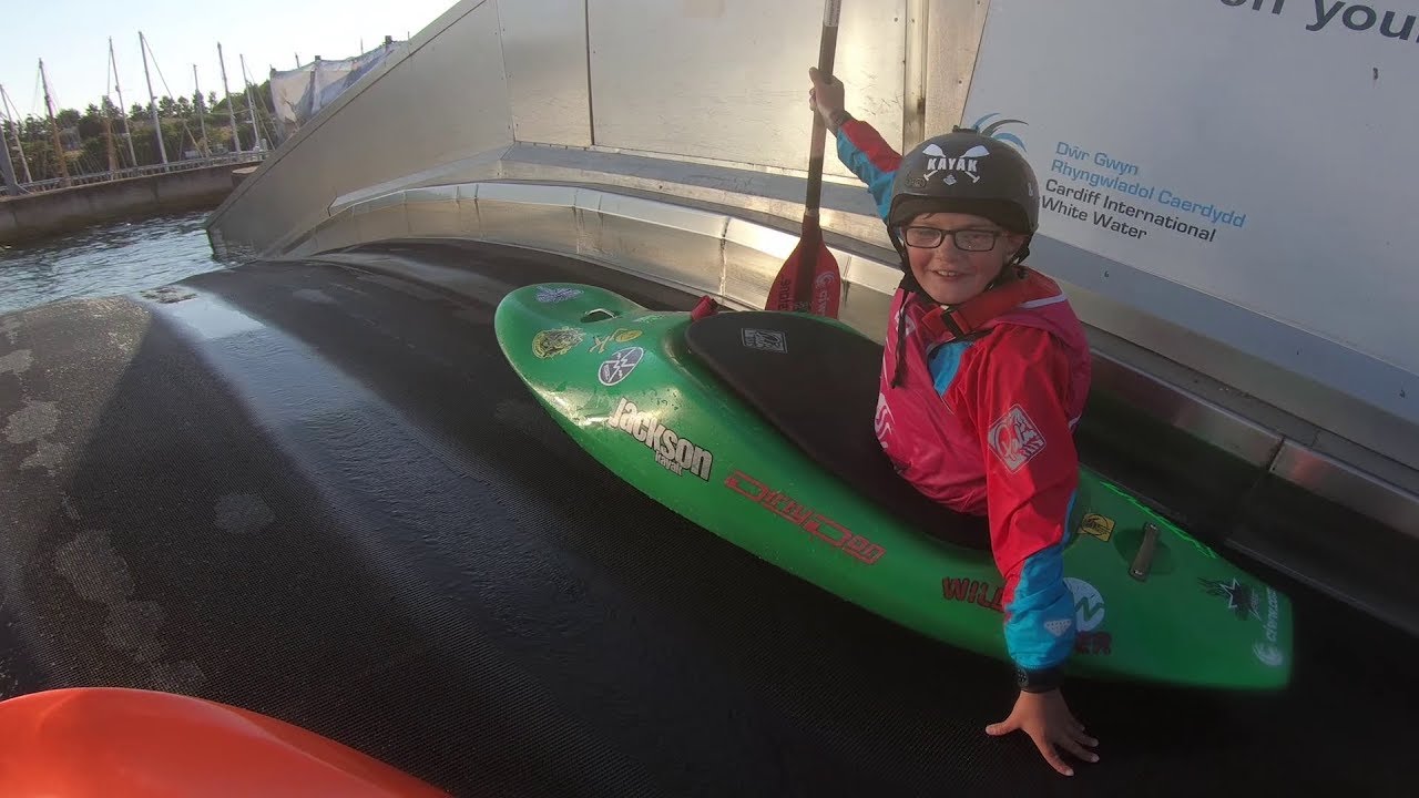 Cardiff whitewater course with the mini senders!
