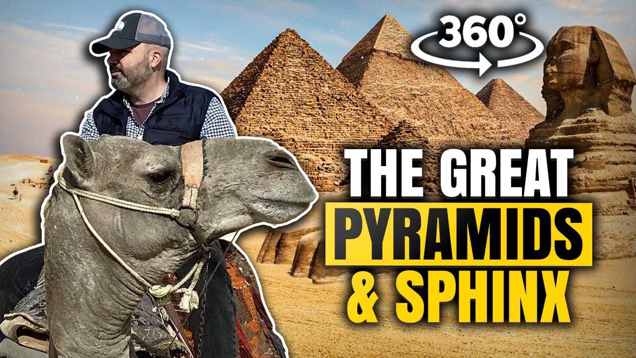 360° VR, Explore and Tour the Pyramids and Sphinx of Egypt.