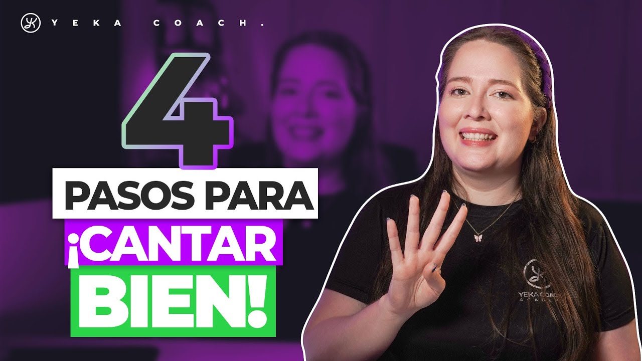 CÓMO CANTAR BIEN EN 4 PASOS | APRENDE ESTOS 4 TRUCOS PARA CANTAR MEJOR RÁPIDO | PARTE I