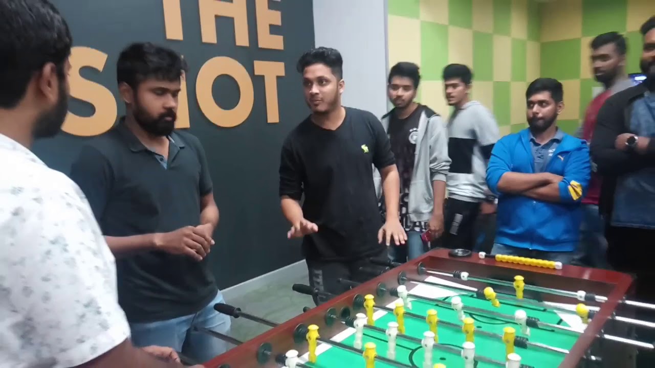 Quick glimpse of Foosball Table game tournament hosting for corporate Chennai MCS