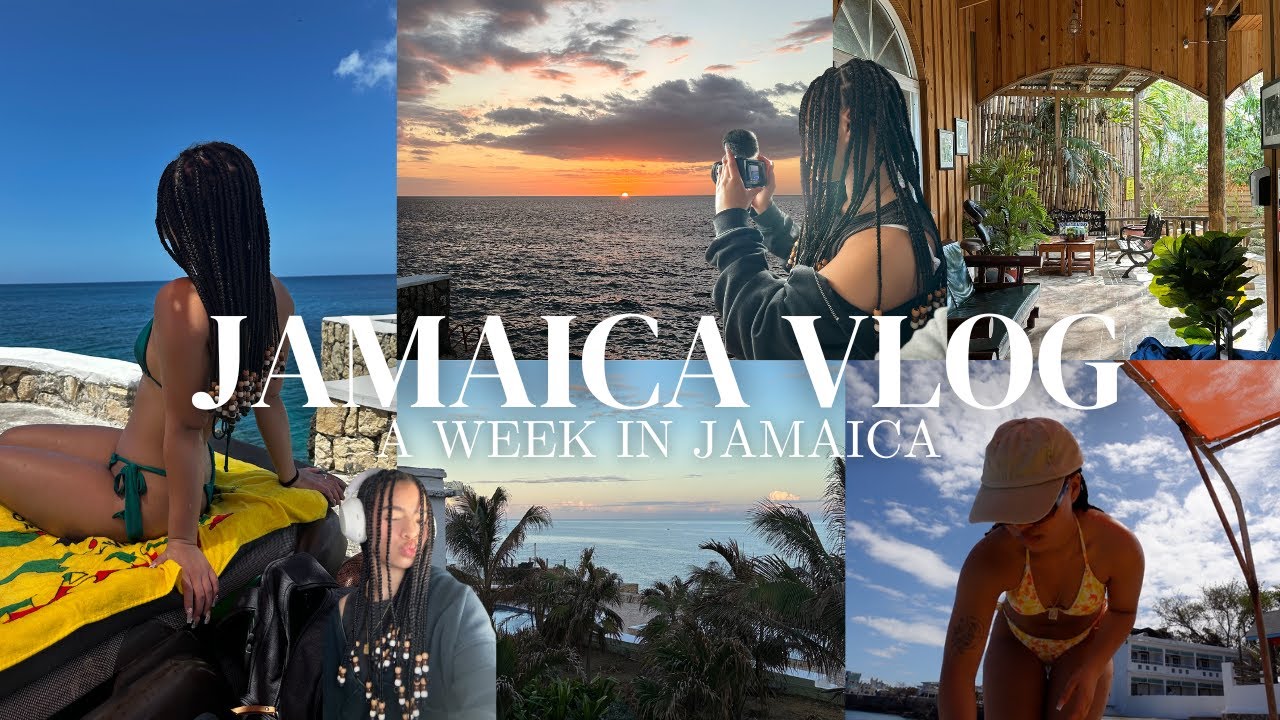 A WEEK IN JAMAICA VLOG | mopeds, beach, tanning, fave spots, shopping, etc.