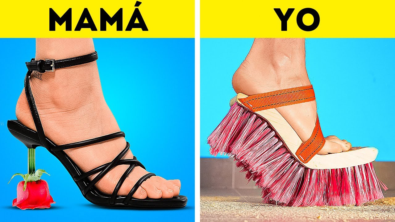 Ideas creativas y divertidas de calzado DIY para experimentar 🌈👠