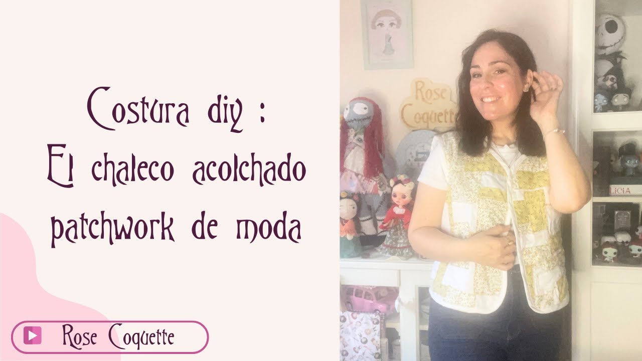 Haz el chaleco patchwork de moda #chaleco  #costura