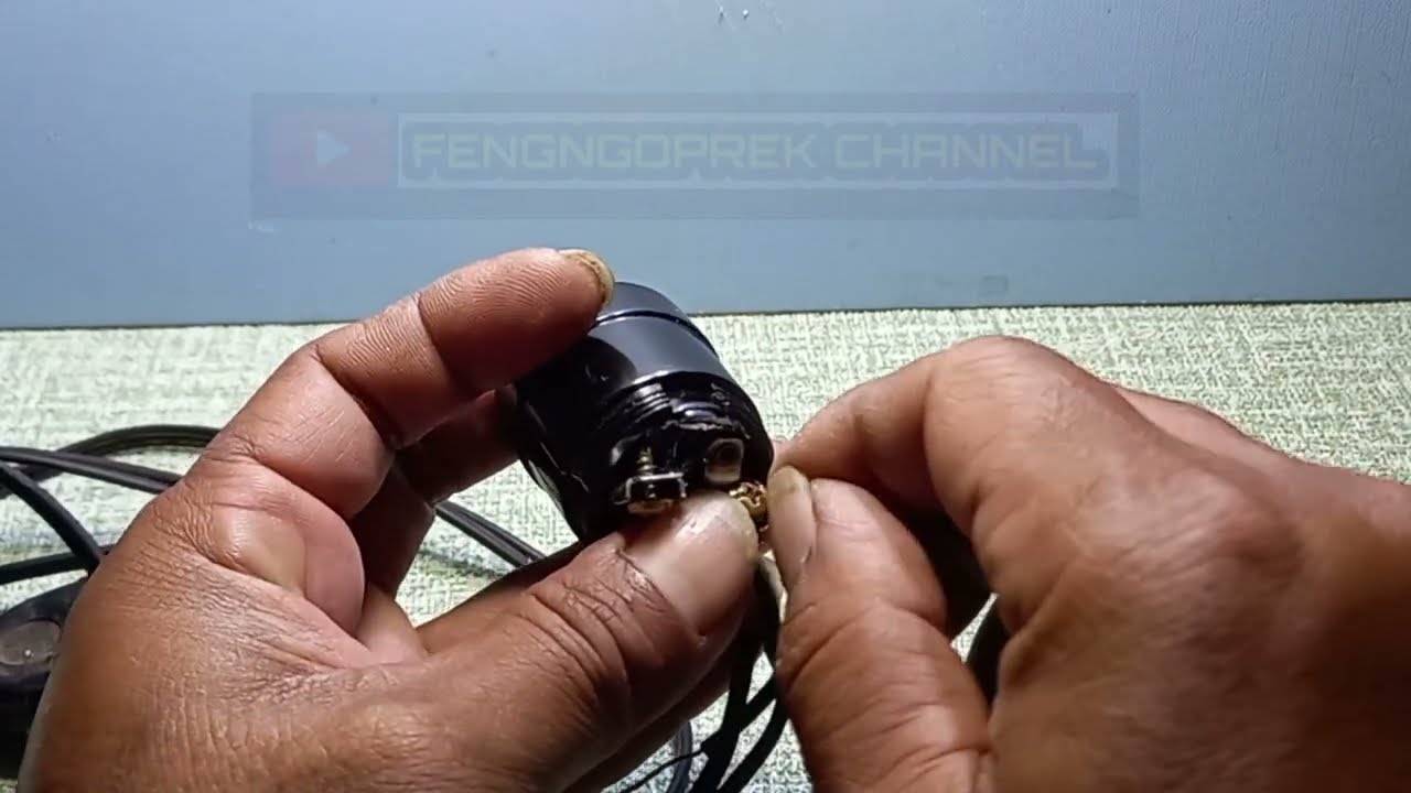 Memasang kabel fiting gantung ll anti copot ll 