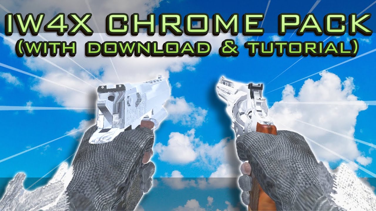 Chrome Camo Trickshotting on MW2! (IW4X Modded Trickshotting w/ FREE Download Link + 20 KILLCAMS)