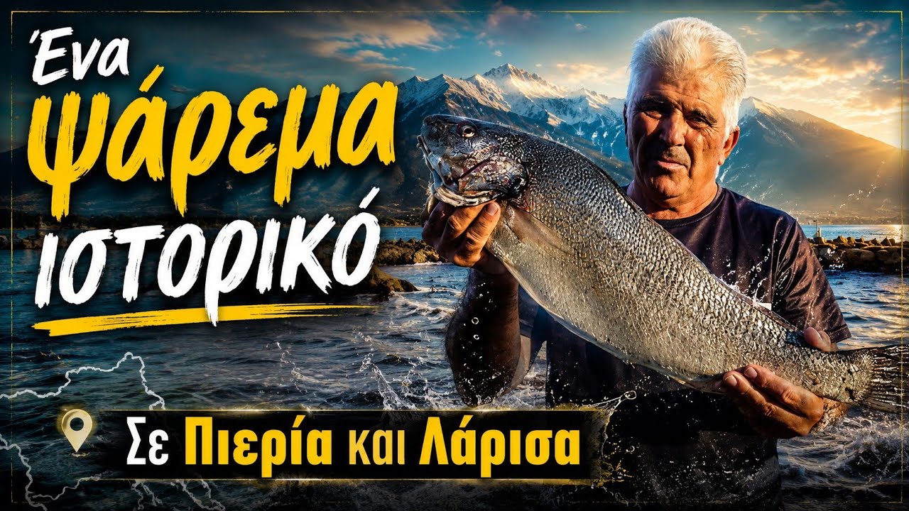 Ένα ψάρεμα.. ιστορικό.!! Σε Πιερία και Λάρισα. 