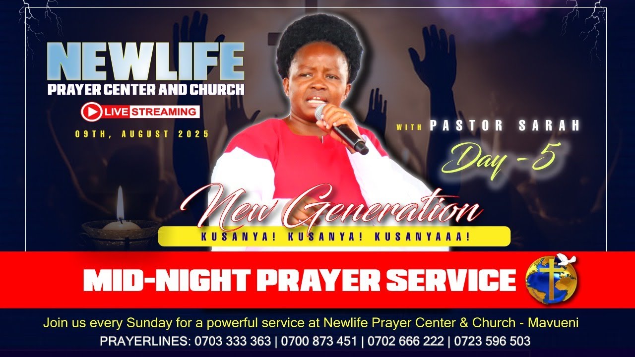 MID - NIGHT PRAYER SERVICE - 8.8.2025.