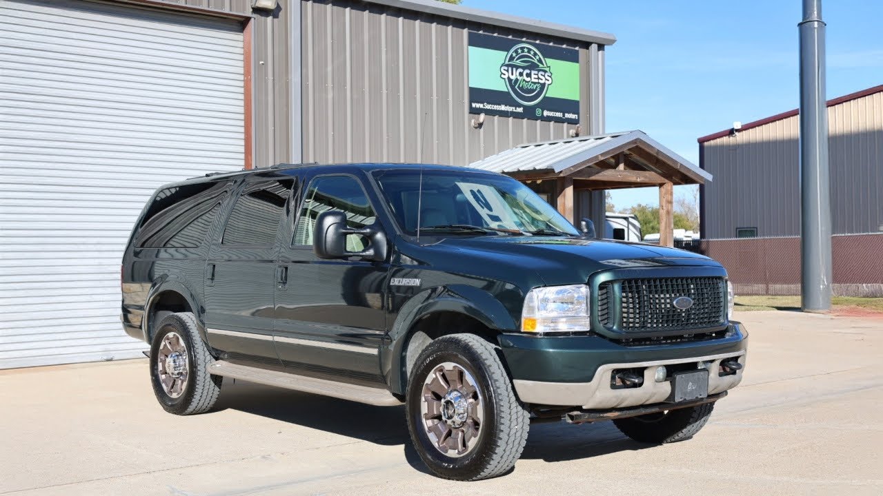 Редкий Ford Excursion Limited 2003 года выпуска, 7.3L Powerstroke Diesel, полный привод**Цвет «Ас...