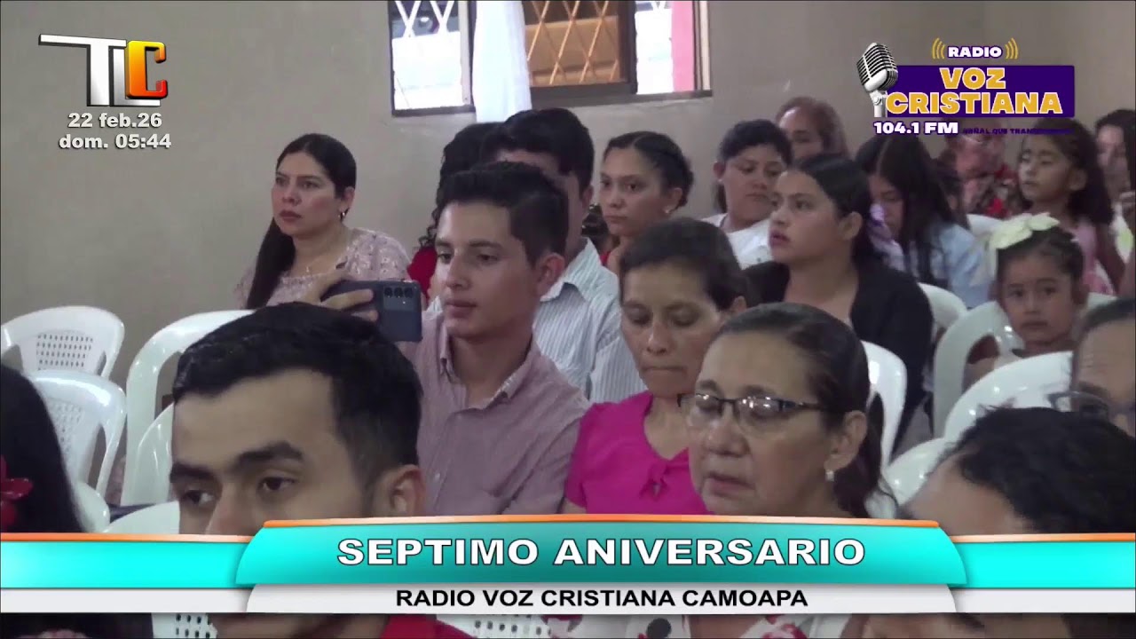 SEPTIMO ANIVERSARIO RADIO VOZ CRISTIANA CAMOAPA