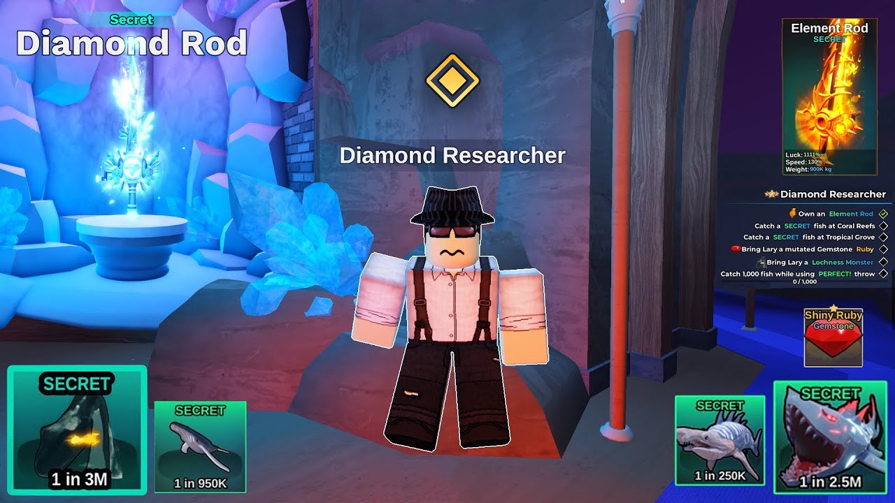 [E41] Diamond Rod sudah.. Hari ini Update apa di Fish it?? | ROBLOX #shorts