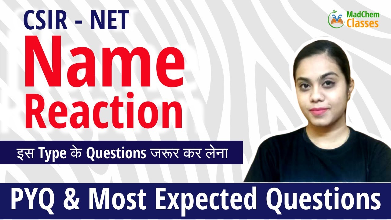 name reactions in organic chemistry for csir net chemical science topic wise previous year questions