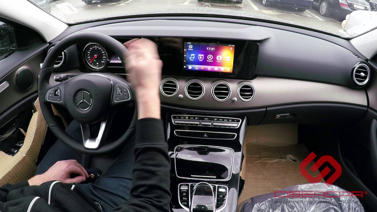 Mercedes E-klasse W213: андроид в оригинальной системе NTG 5.5