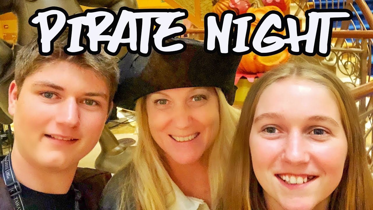 Disney Cruise Day 2 Halloween Party and Pirate Night