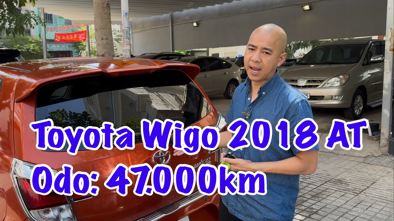 Toyota Wigo 2018 AT odo 47.000km quá mới, full lịch sử hãng