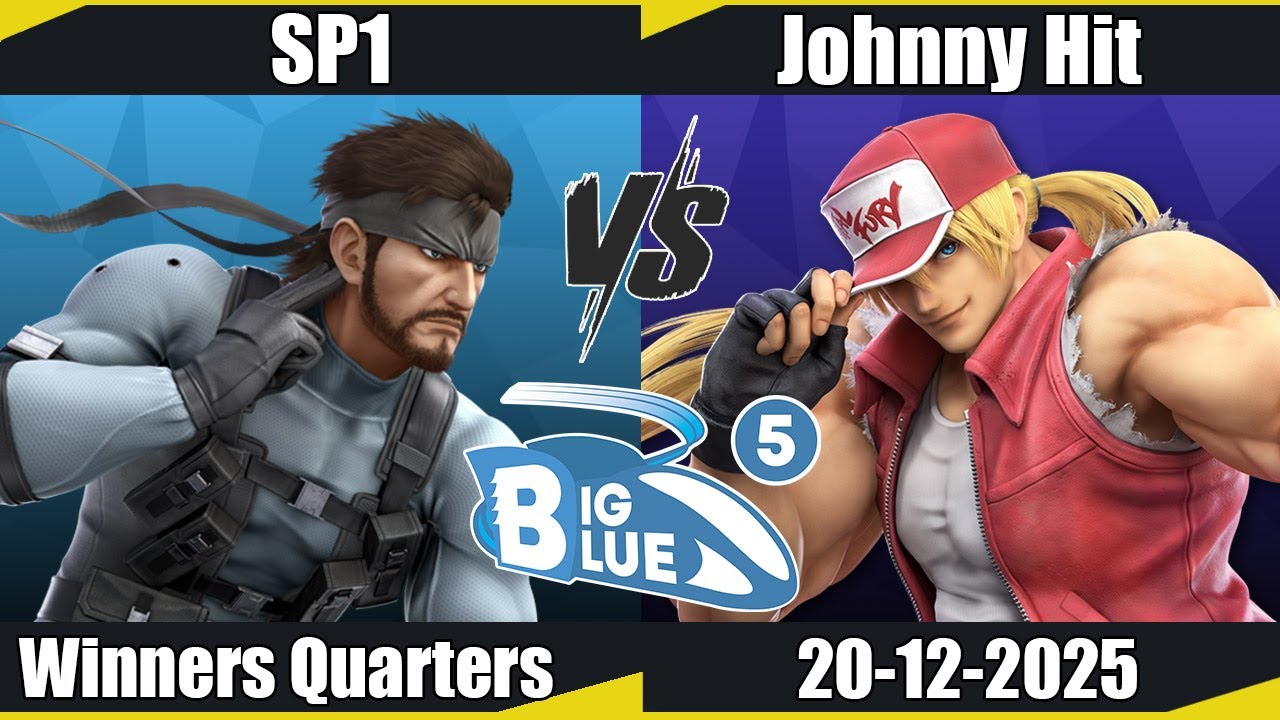 Big Blue 5 - SP1 (Olimar, Snake) vs Johnny Hit (Game & Watch, Terry) WQ - SSBU