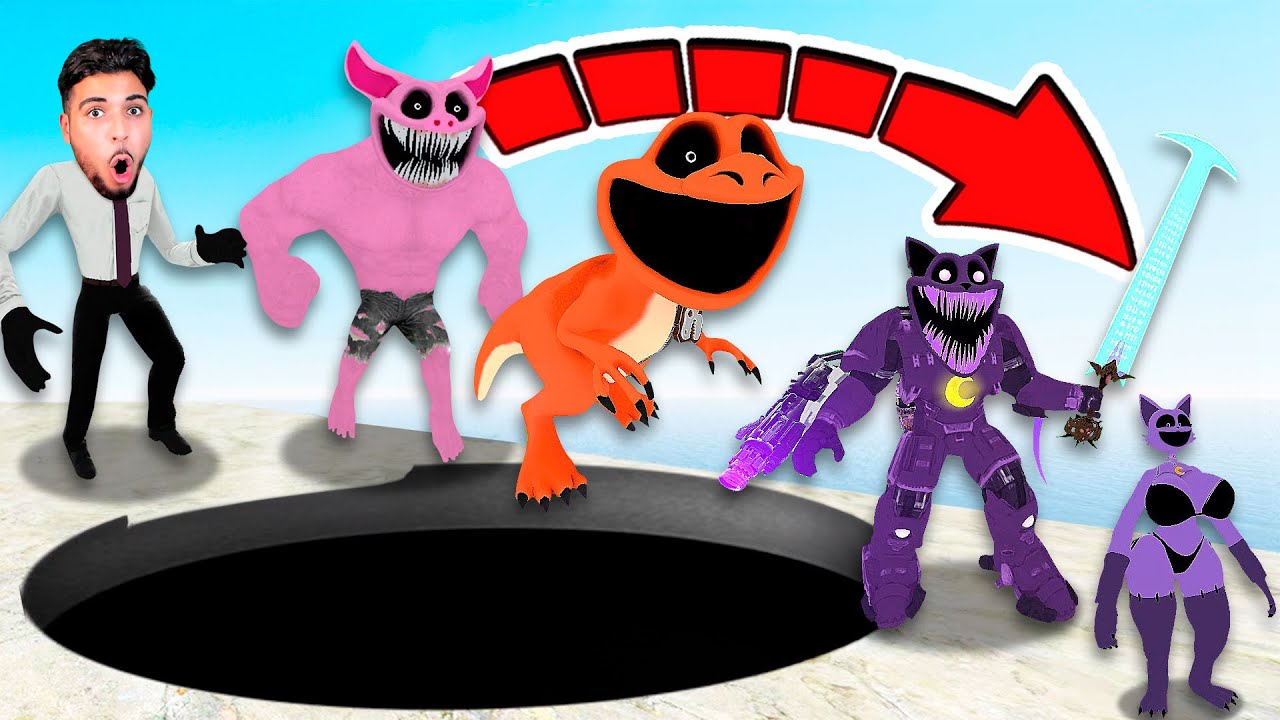 TROU GEANT VS POPPY PLAYTIME CHAPITRE 3 !