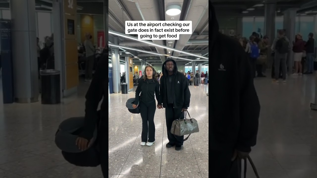 Now we can stop stressing😂 #couple #relatable #travel #shorts #airport #relationship #funny #comedy