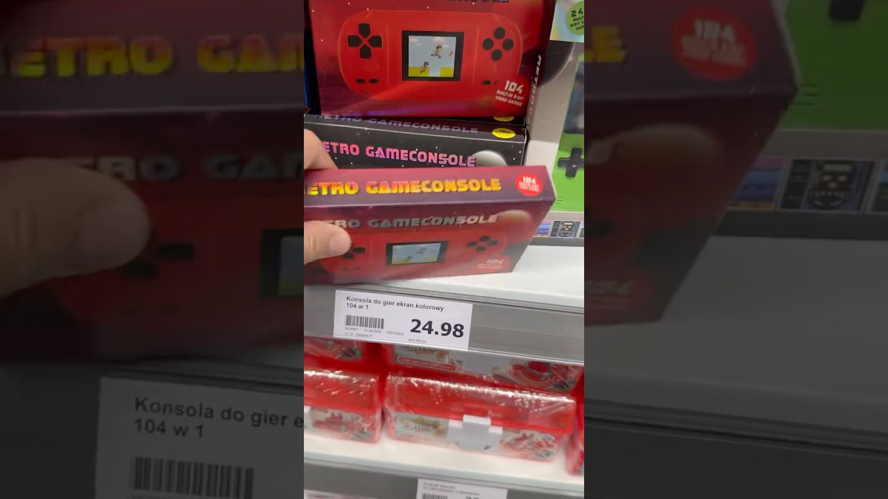 Tanie retro gadżety w Action - czy kupujecie takie konsole? #retrogaming #action