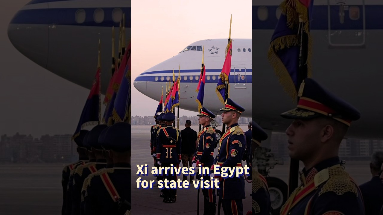 Xi arrives in Cairo for state visit to Egypt