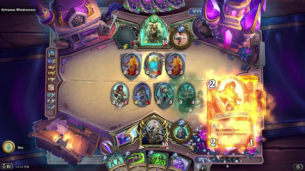 Hearthstone - March of Lich King - Arthas vs Sylvanas Windrunner
