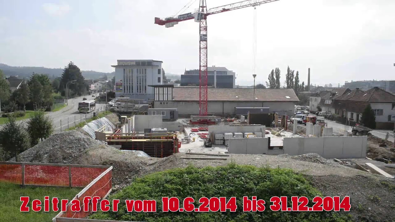 Funkenpark Zeitraffer vom 10.6.  bis 31.12.2014