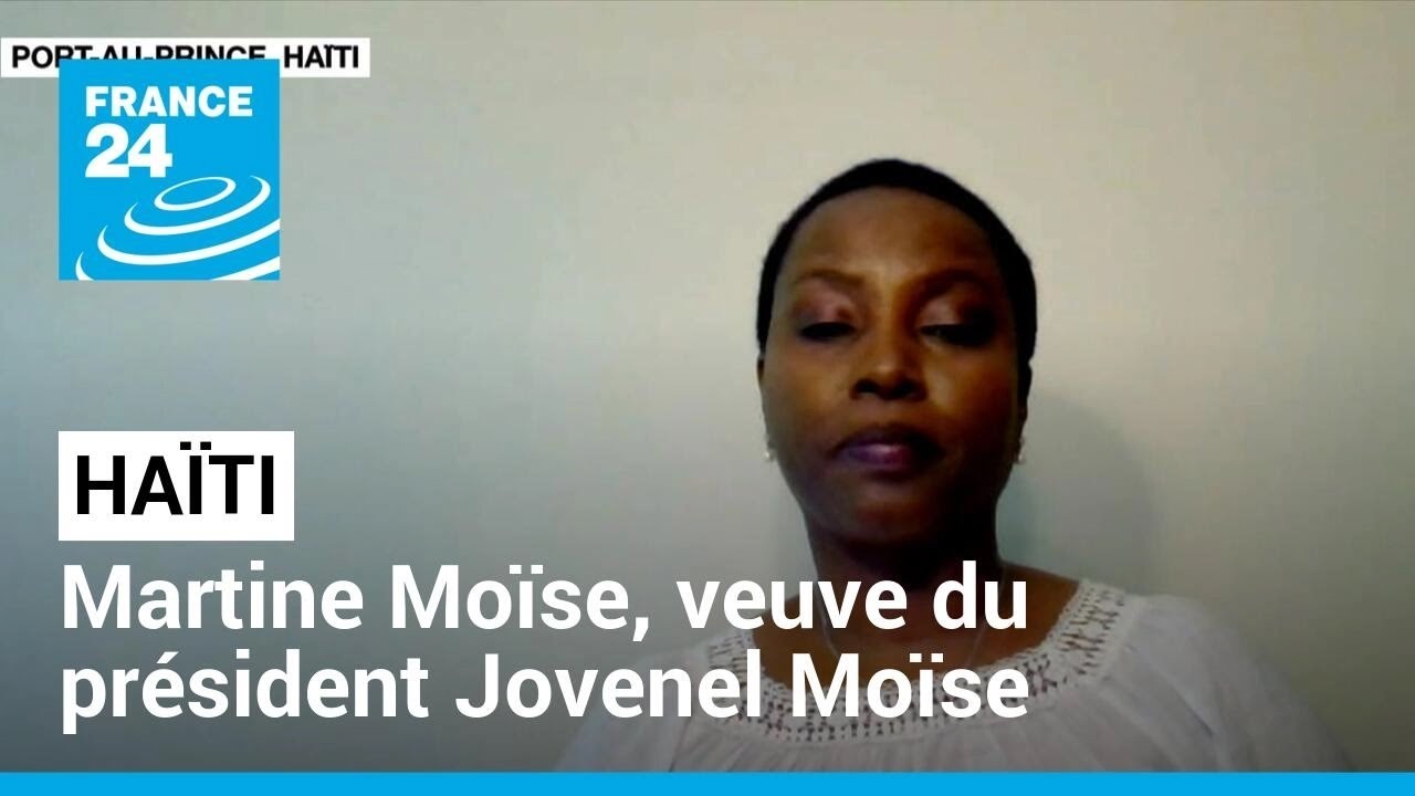 Martine Moïse, veuve du président haïtien Jovenel Moïse : 