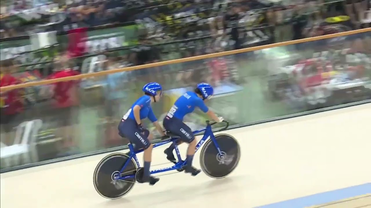 Rio 2024 - Campionati Mondiali di Paraciclismo su Pista - Finale Velocità a Squadre ITA - GBR