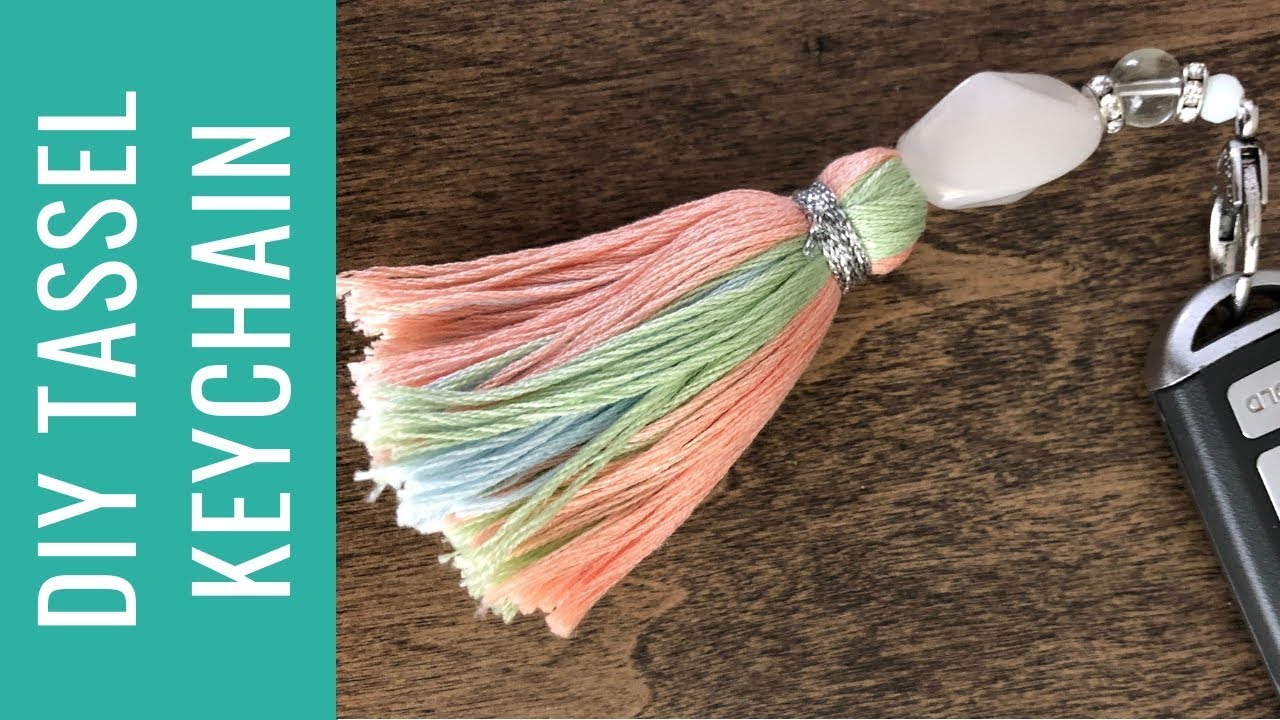 How to Make a DIY Tassel Keychain