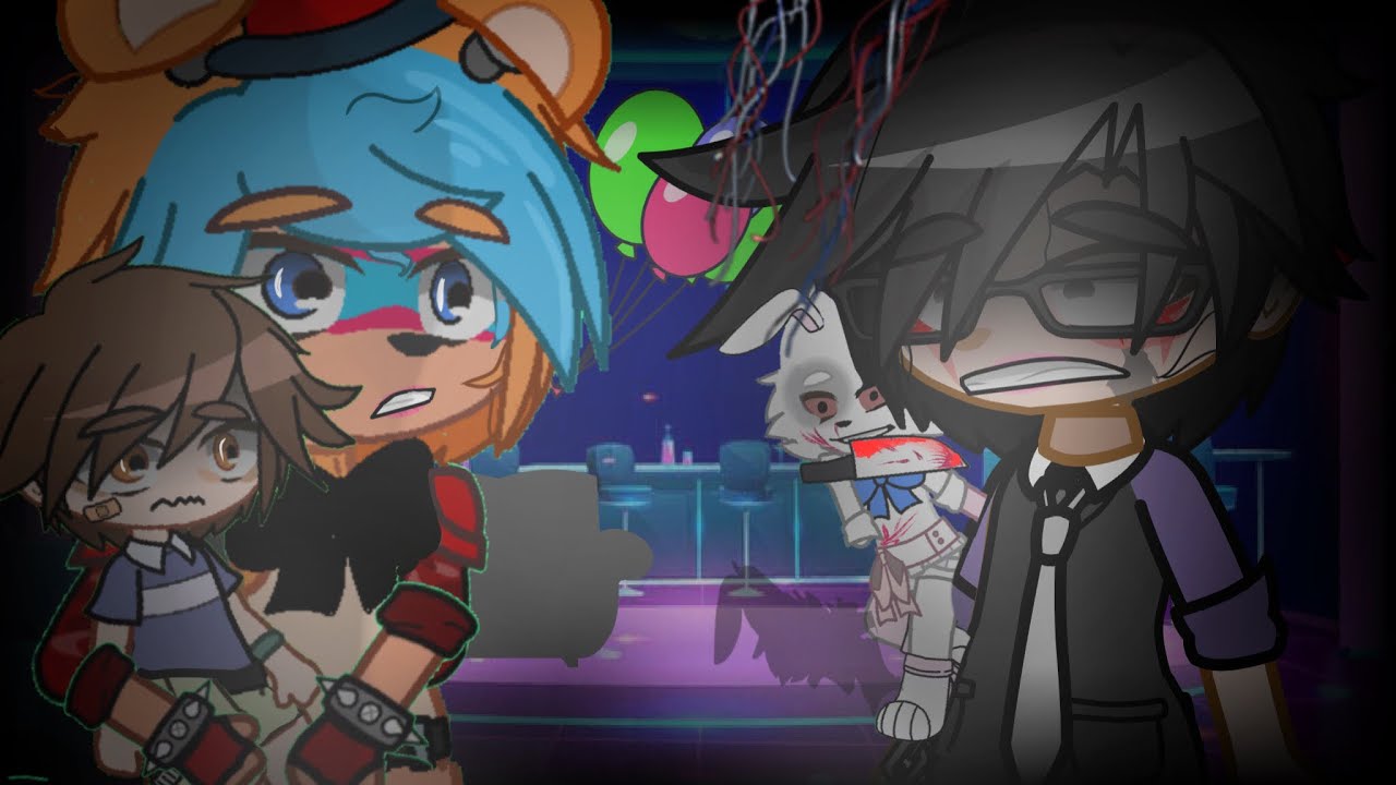 Past AFTONS meet SECURITY BREACH! || Gacha ||