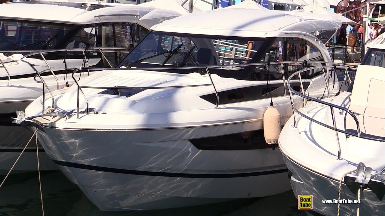 2019 Jeanneau Leader 33 Yacht - Deck and Interior Walkaround - 2018 Cannes Yachting Festival