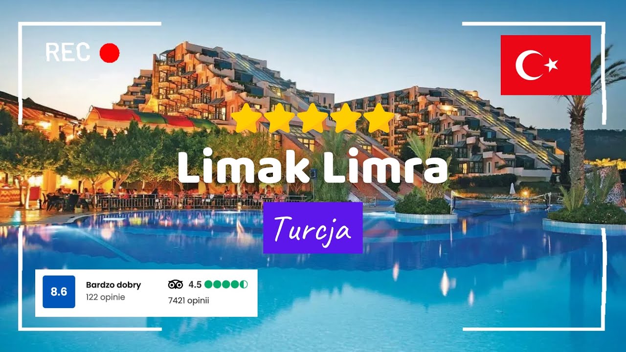 🇹🇷 Limak Limra 5🌟 &ndash; Hotel Tour, Opinie o hotelu - Wakacje Kemer, Turcja #wakacje #turcja