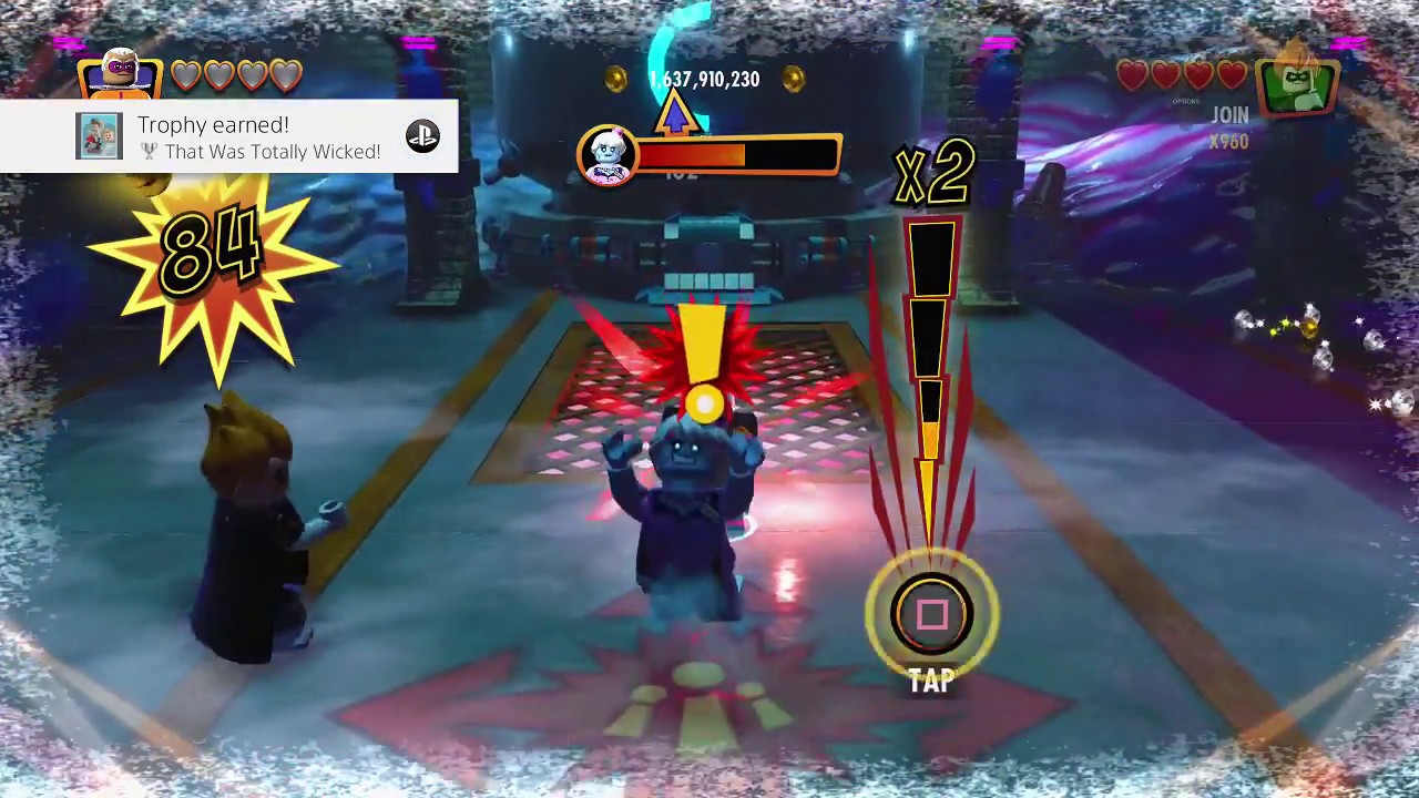 Lego The Incredibles - Senior Citizens Arrest & That Was Totally Wicked! Trophy Achievement