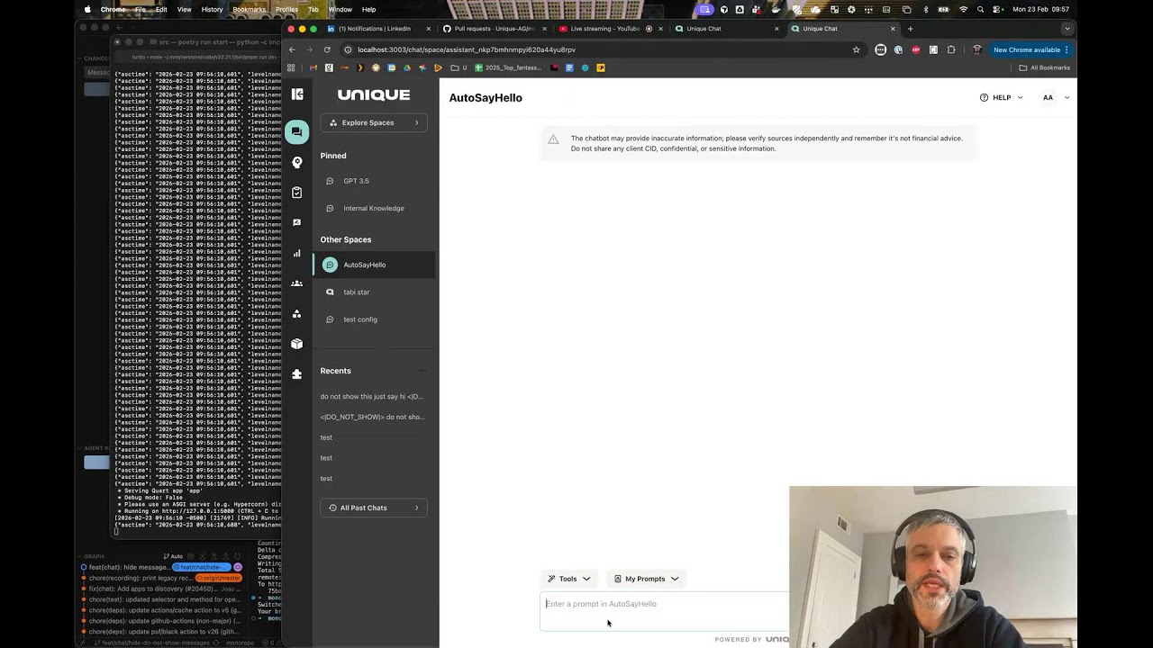 Vibing: Do not show message that contains a certain keyword