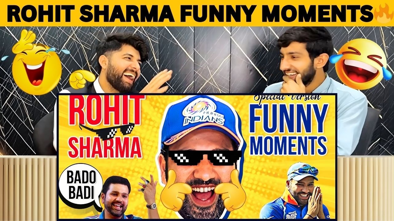Reaction On Hitman Rohit Sharma Funny Moments | मज़ेदार Clips | Pakistani Reaction 🔥