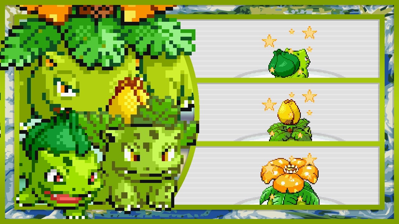 ✨Shinies Bulbasaur, Ivysaur e Venusaur! Pokémon LeafGreen!✨