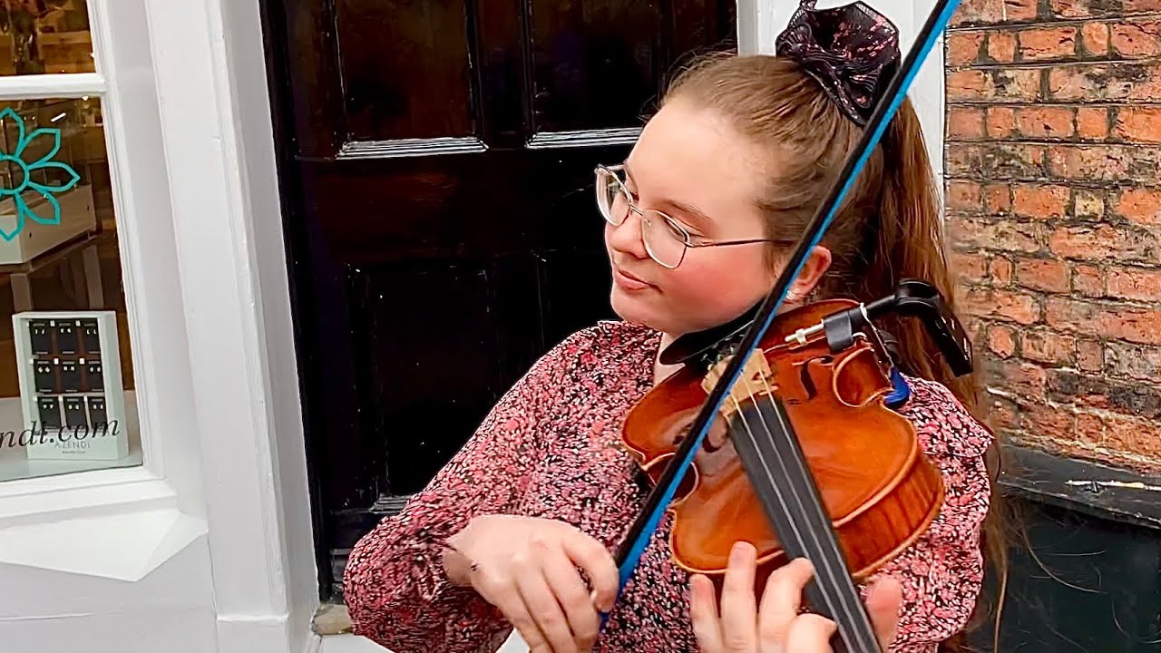 Stand By Me - Ben E. King - Violin Version by Holly May (Street Performer)