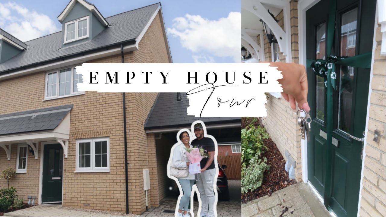 WE BOUGHT OUR FIRST HOME! EMPTY HOUSE TOUR! - New build property 2020