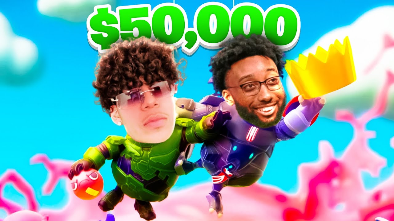 I Played in $50,000 Fall Guys Wager W/ BigEx (Twitch Rivals)