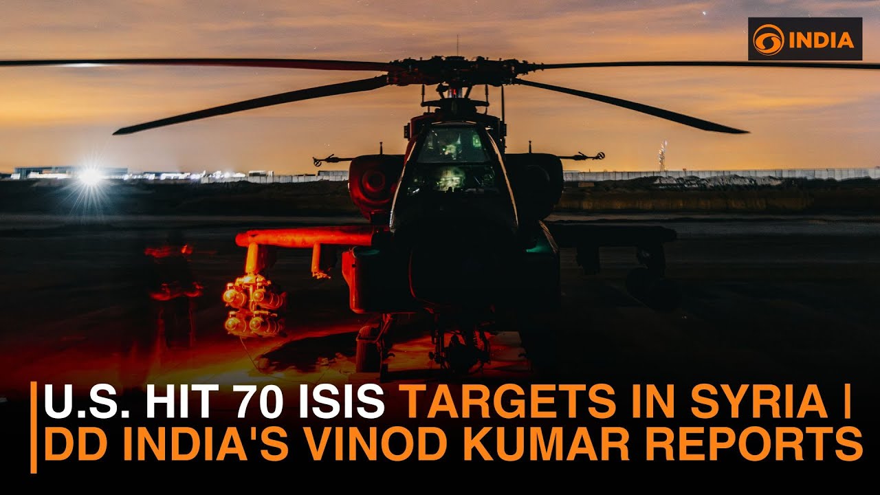 U.S. hit 70 ISIS targets in Syria | DD India's Vinod Kumar reports