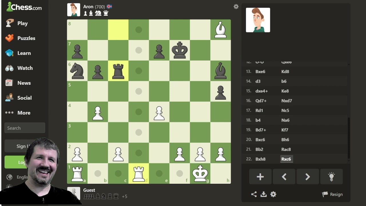 Chris Lavallee Plays Chess For The First Time In 1000 Years