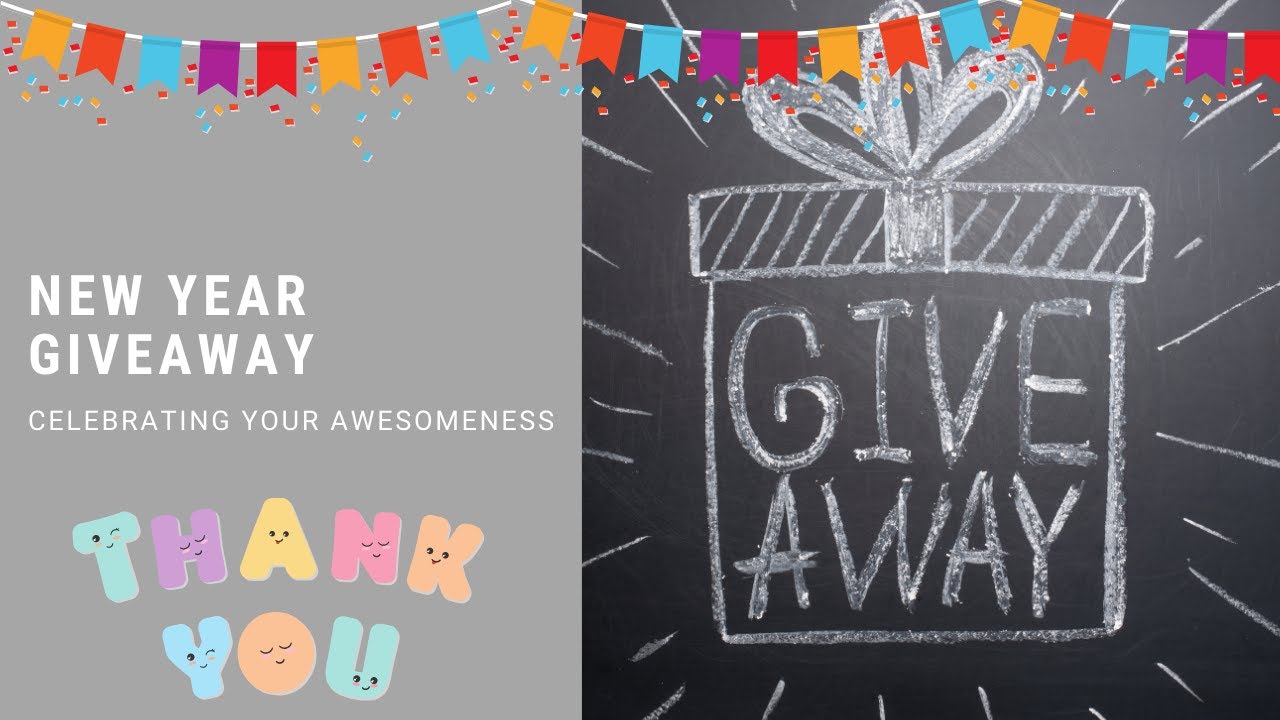 New year giveaway **giveaway ended & winners announced***