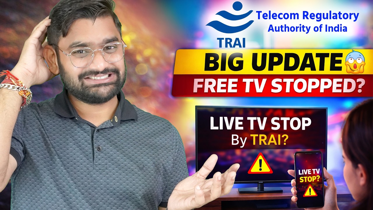 TRAI Big Update! Free Live TV Apps May Change in India | TRAI ALTD Rules