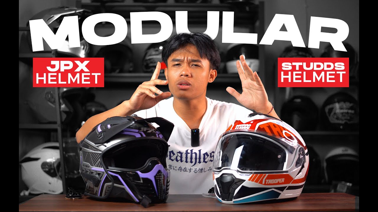 SAMA SAMA MODULAR! | JPX MX 726 R VS STUDDS TROOPER DV | MAU PILIH YANG MANA?