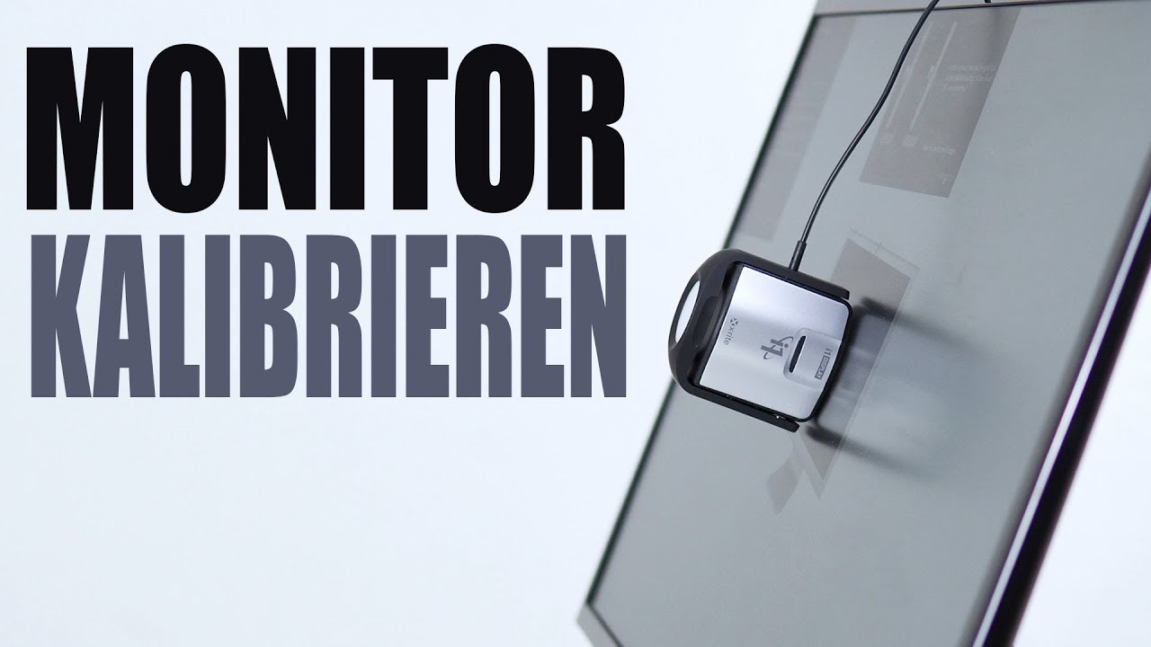 Bildschirm kalibrieren für Druck und Bildbearbeitung mit dem i1 Profiler von xrite