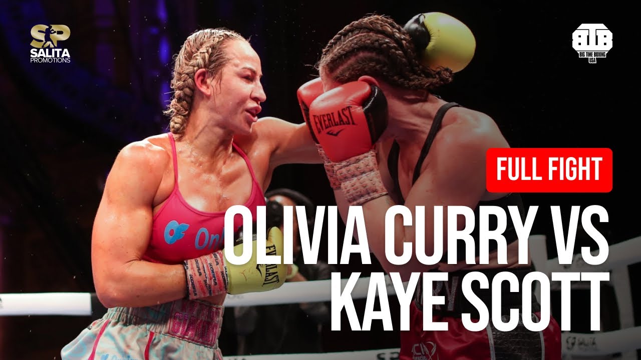Controversial! FULL Olivia Curry vs Kaye Scott world title fight | Boxing